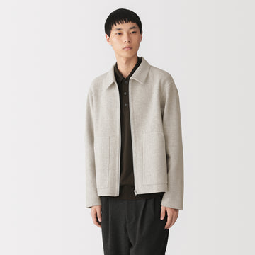Double-Faced Wool Jacket MUJI