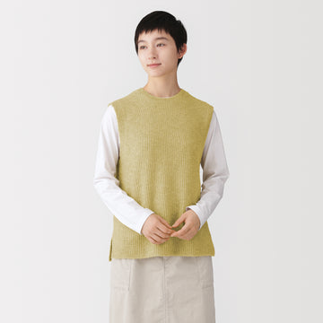 #Wk40 Wool Bouclé Crewneck Vest BA1SI26A MUJI