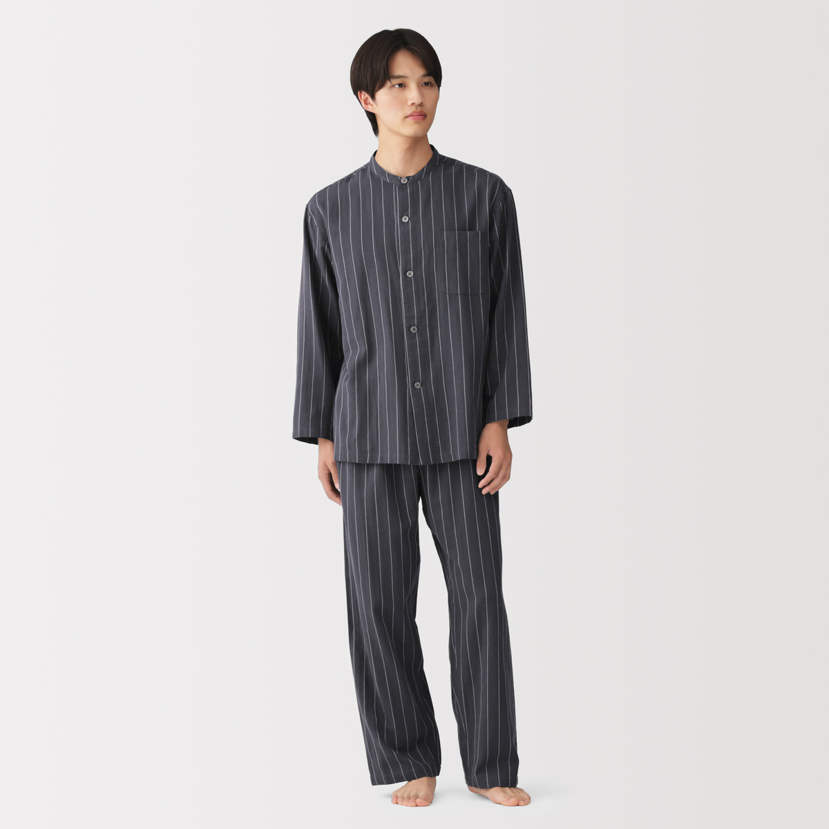 Side Seamless Double Gauze Pajamas | Men's Loungewear | MUJI USA