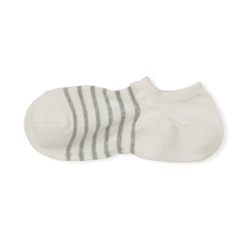 Sneaker Socks Off White Stripe MUJI