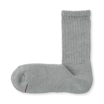 Warm Cotton Thick Socks Gray 25-27cm (US W9-11 M7.5-10) MUJI