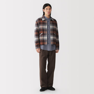 Kapok Blend Moleskin Work Pants MUJI