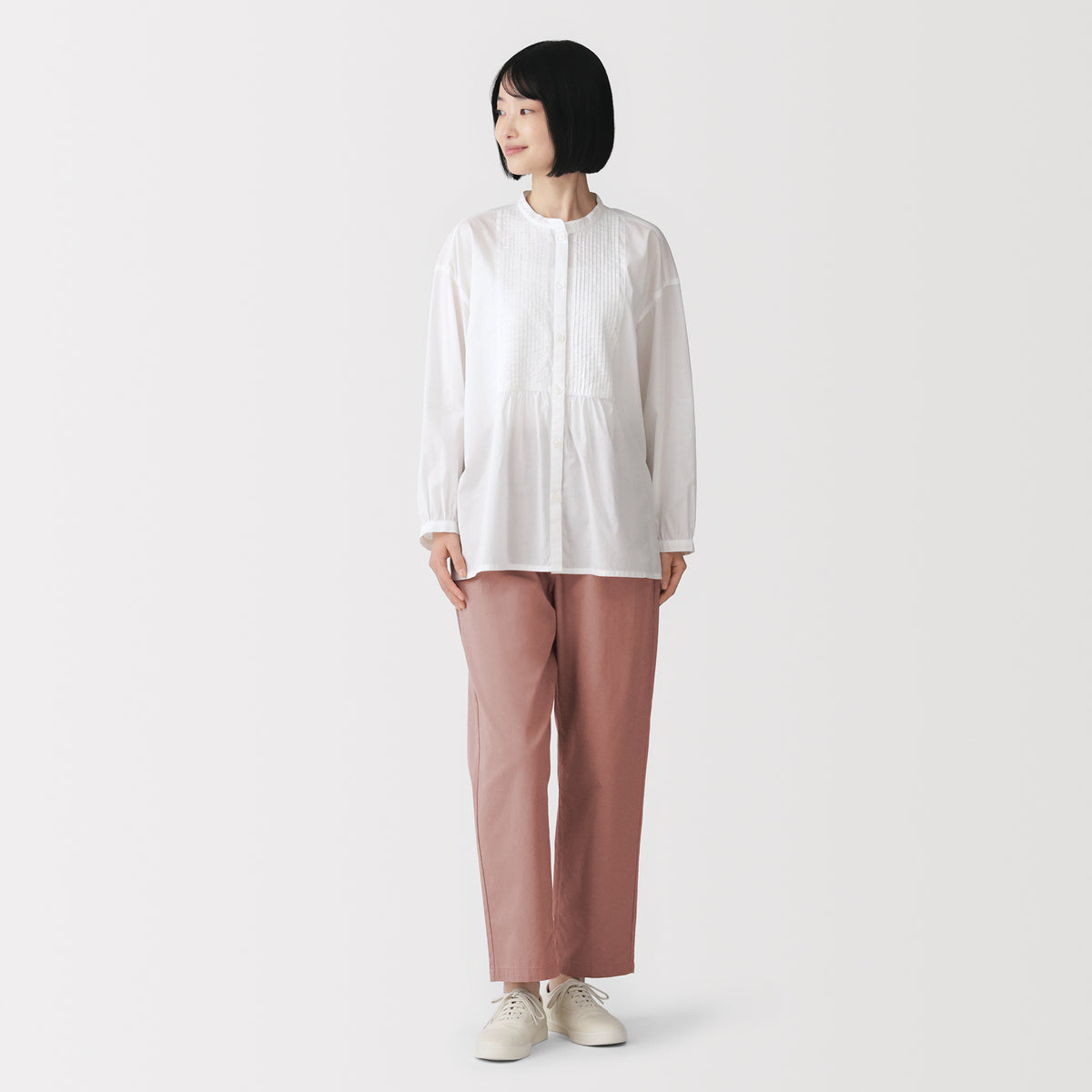 Washed Cotton Easy Pants