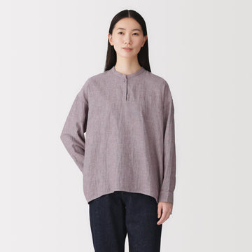 Kapok Blend Double Gauze Blouse MUJI