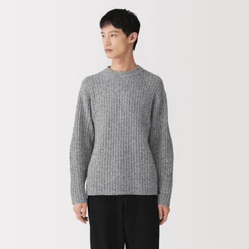 Labo Reclaimed Wool Blend Sweater MUJI