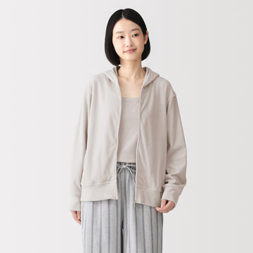 #WK43 Cotton Velour Hoodie FD1P426A MUJI
