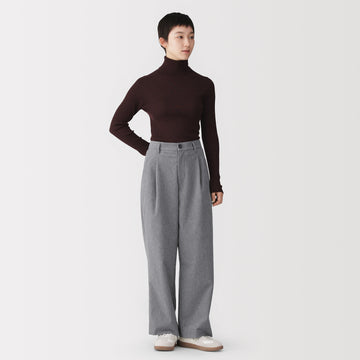 Brushed Jersey Darted Wide Pants MUJI