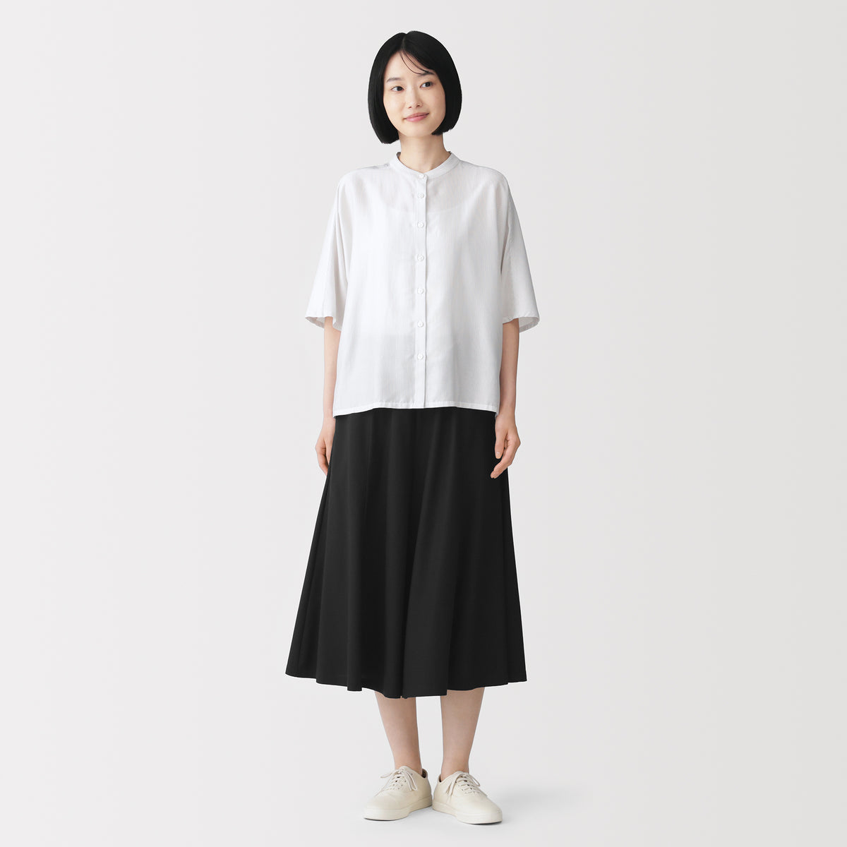 Lyocell Blend Skirt Pants
