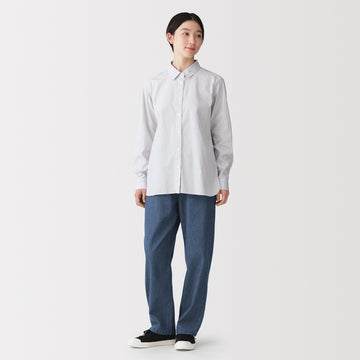 Washed Denim Easy Trousers MUJI