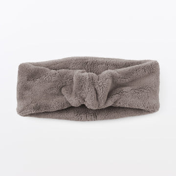 Blanket Ear Warmer Mocha Brown MUJI