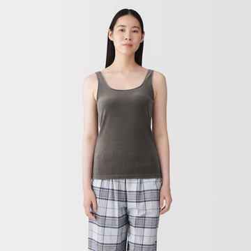 Cotton Velour Tank Top MUJI