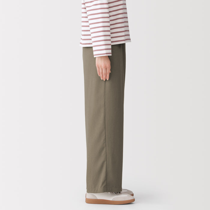 Lyocell Blend Wide Pants | Women's Wide Pants | MUJI USA