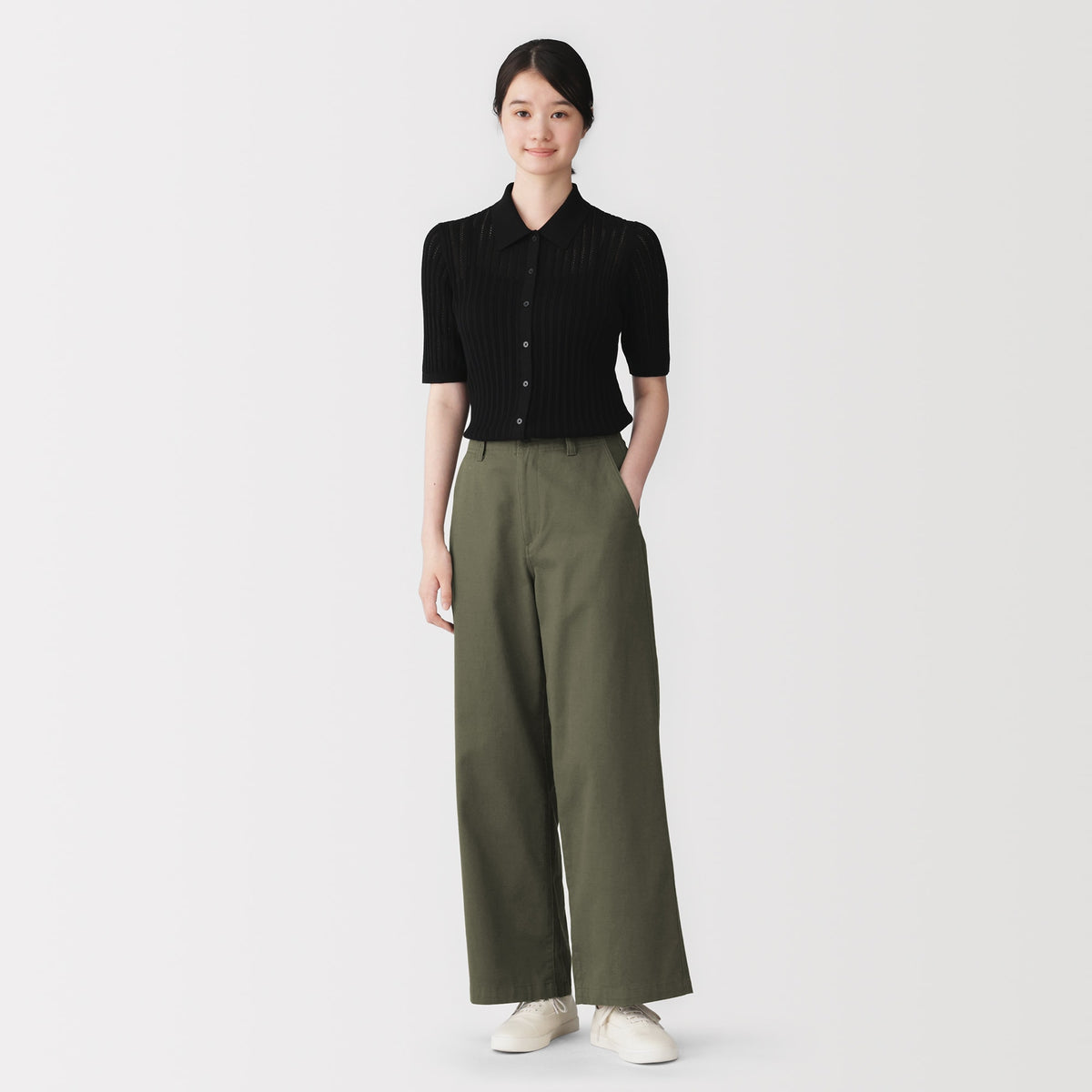 Chino Wide Pants