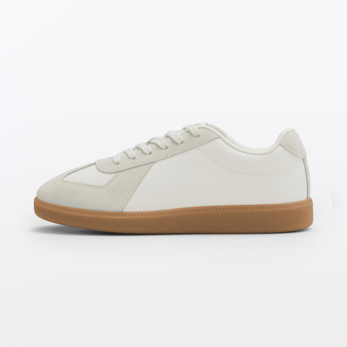 #wk 35 - [import] Soft Insole Combination Sneakers - Off White 25 cm (US W8.5 M7) MUJI
