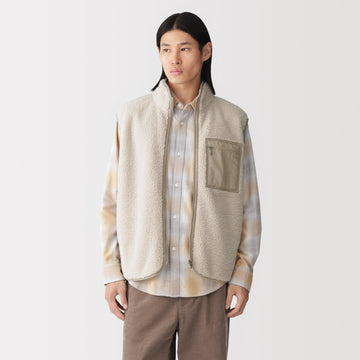 Boa Fleece Vest MUJI