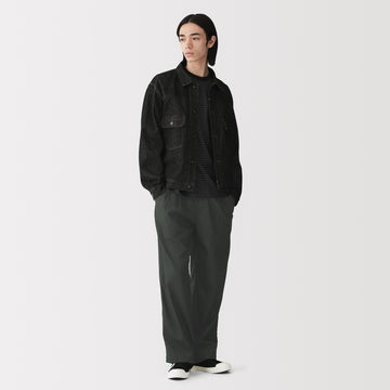 Lyocell Blend Double Darted Pants MUJI