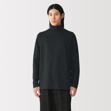 Brushed Jersey Turtleneck T-Shirt