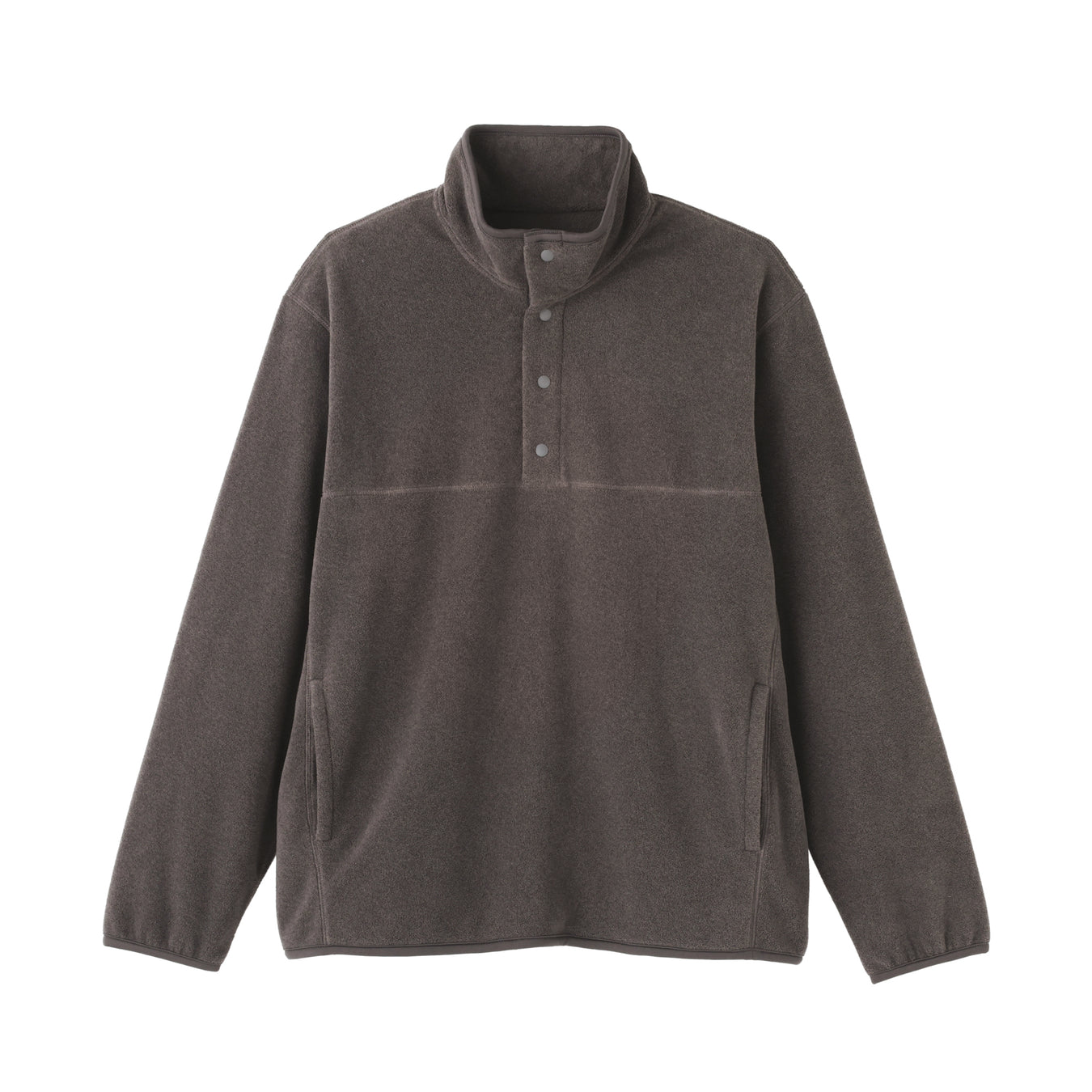 Fleece Pullover Dark Brown MUJI