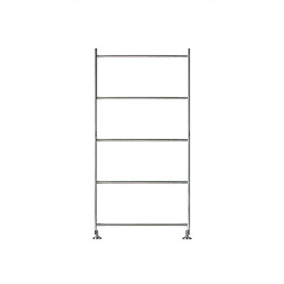 SUS Shelving Unit Additional Frame - Stainless Steel / Oak - Small Default Title MUJI