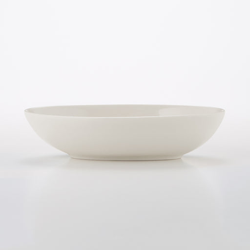 Beige Porcelain Oval Dish MUJI