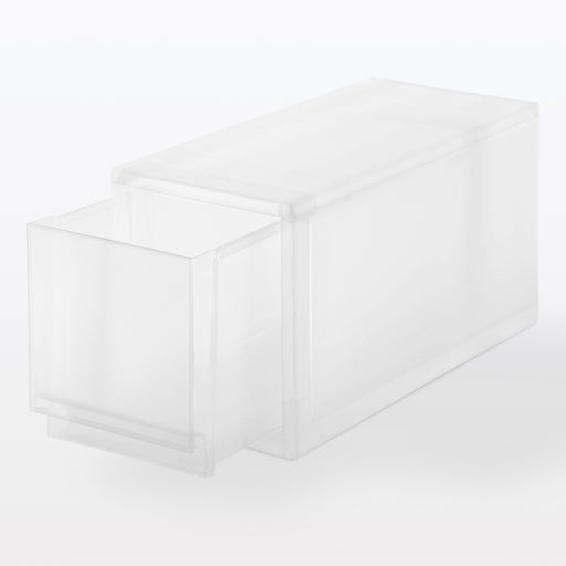 Polypropylene Drawer (W7.1 x D15.7 x H8.3") MUJI