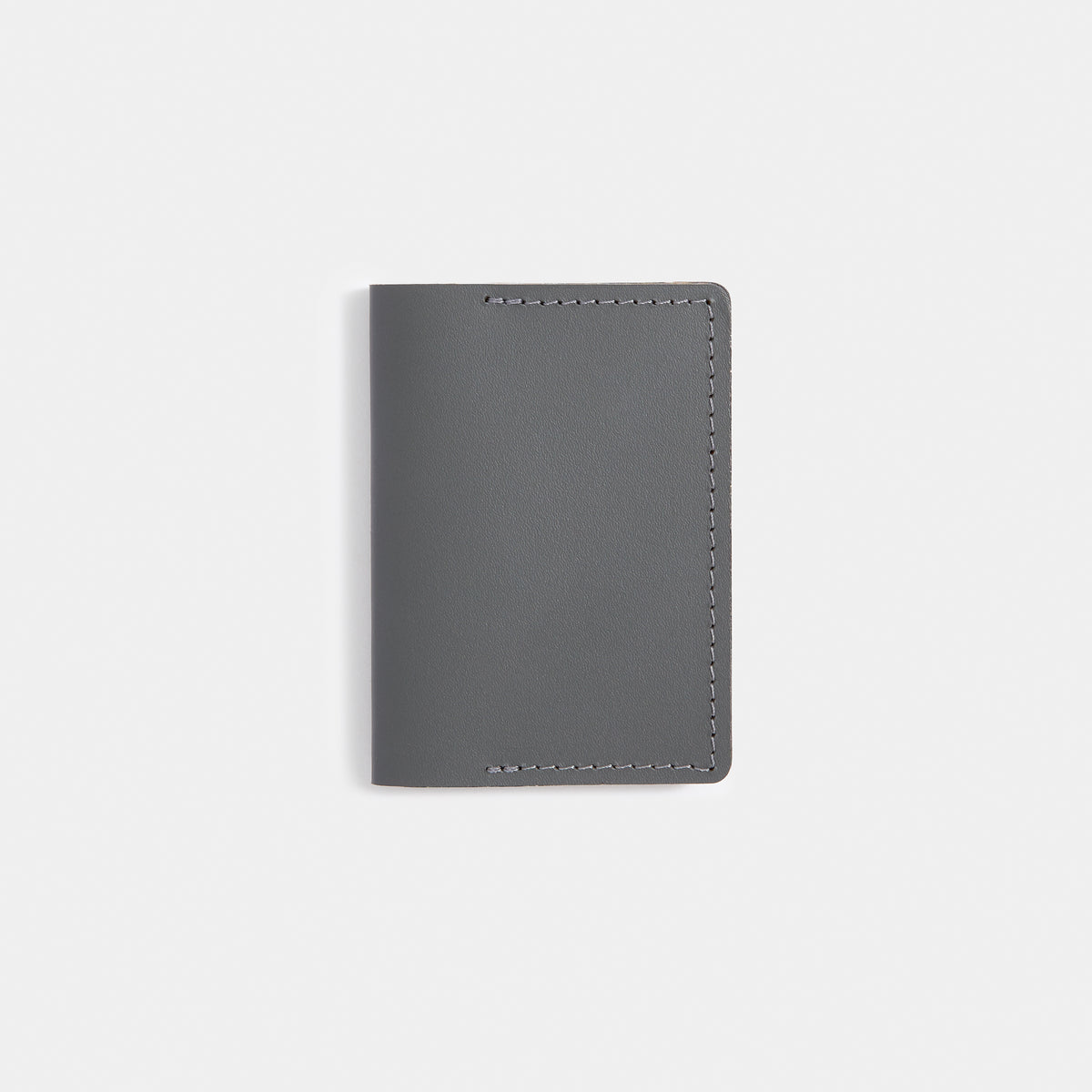 Recycled Leather Travel Wallet Graphite | Accessories | MUJI USA