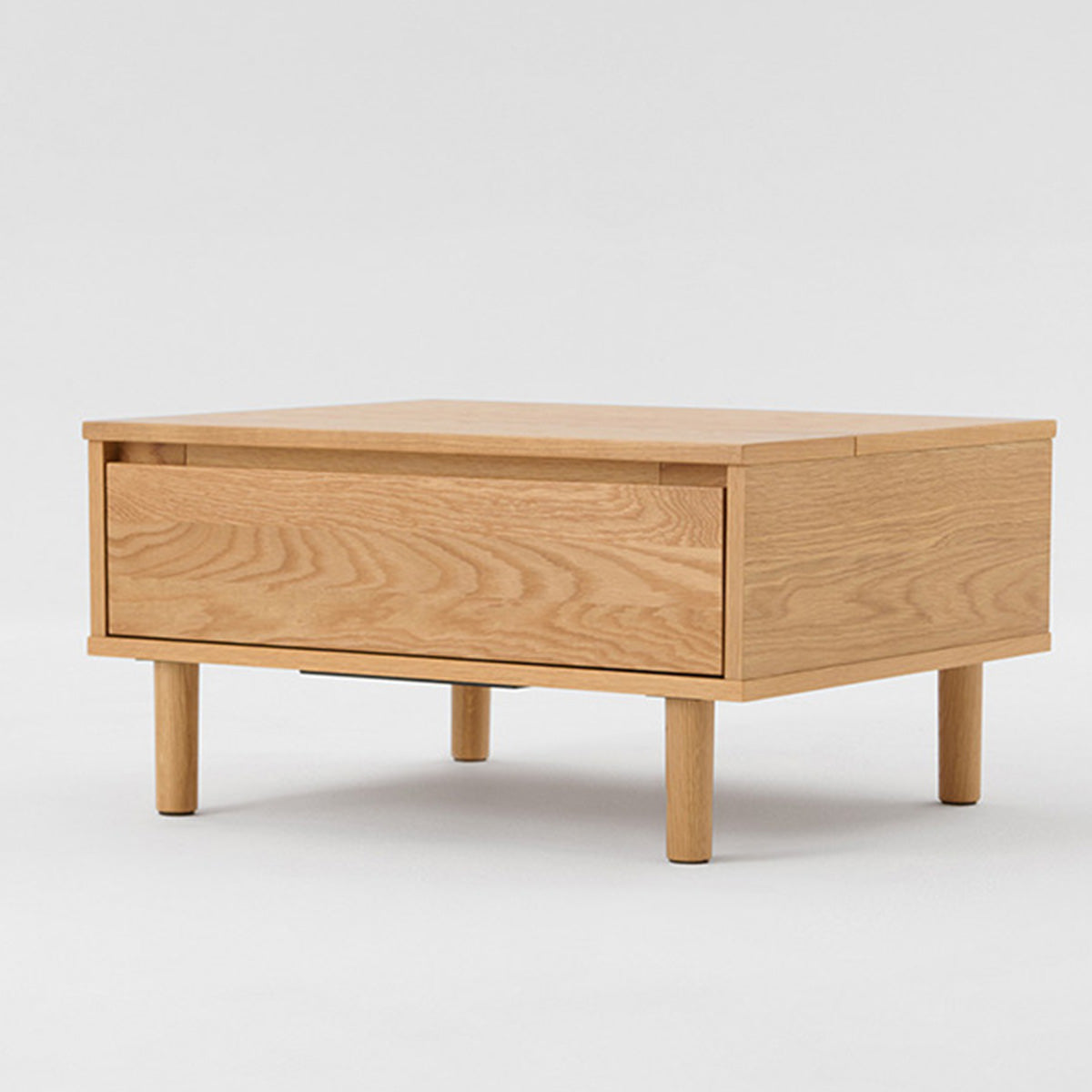 Oak Low Table with Lift Top | Coffee Tables | MUJI USA