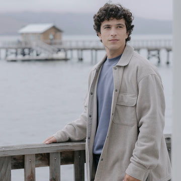 Fleece Wide-Fit Shirt MUJI