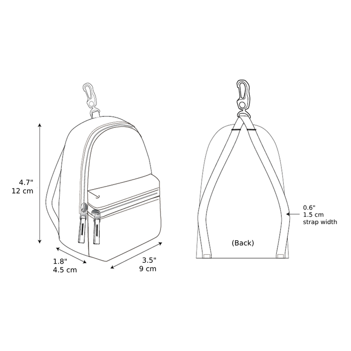 Water Repellent Mini Backpack