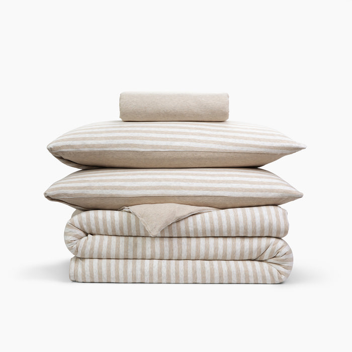 Cotton Jersey 4 Piece Bedding Set