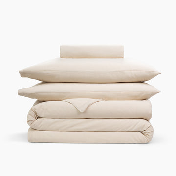 Washed Cotton 4 Piece Bedding Set (Test Combined Listings) Double MUJI USA