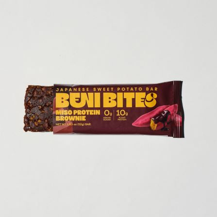 BENI BITES Sweet Potato Energy Bar - Miso Protein Brownie MUJI