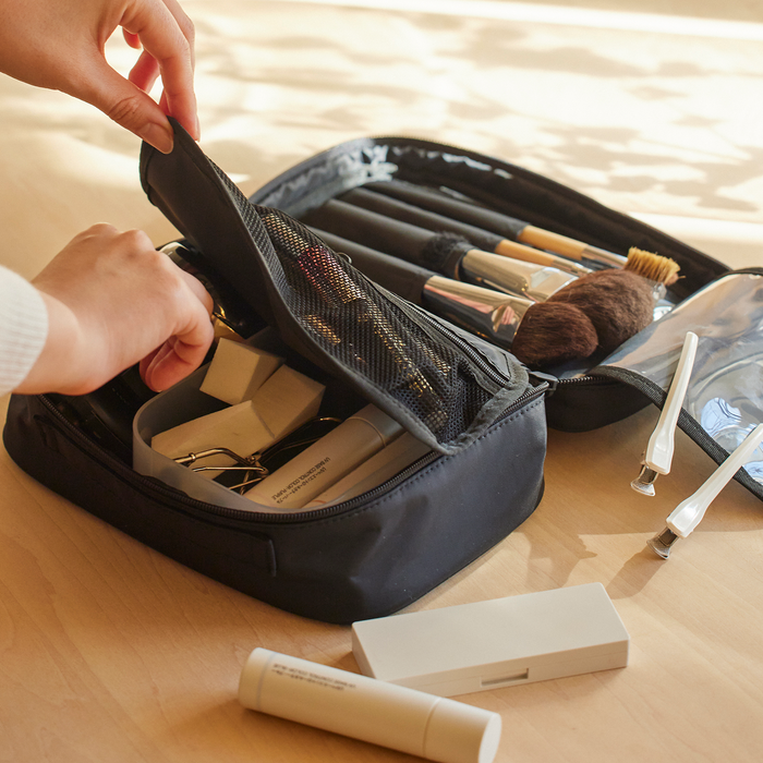 muji make up aufbewahrung Nylon Makeup Box - Small | Makeup & Travel Cases