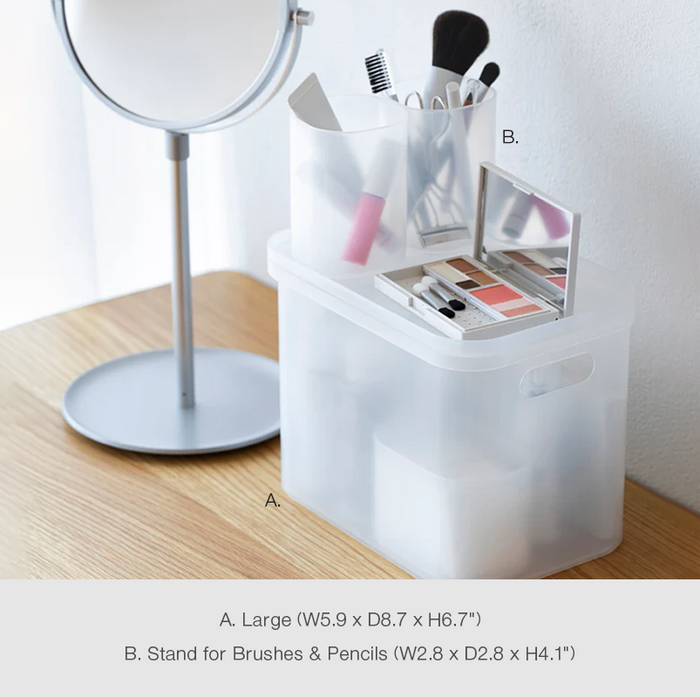 muji make up aufbewahrung Polypropylene Makeup Box | KonMari Method
