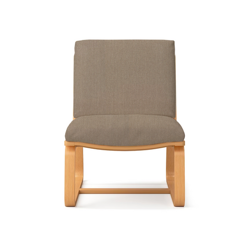 Polyester Plain Weave Cover for Living Dining Sofa Chair (Body Sold Separately) Gray Beige MUJI