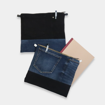 ReMUJI ReMade Denim Pouch MUJI
