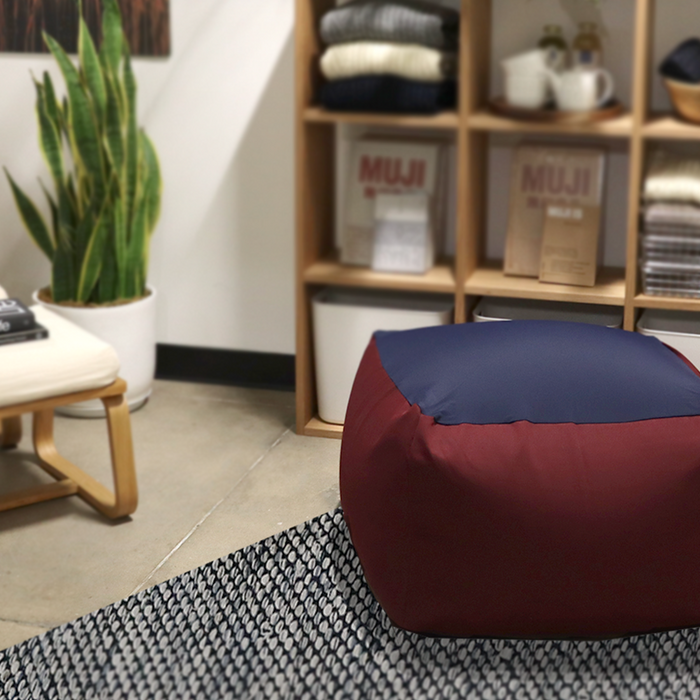 Cotton Canvas Cover For Body Fit Cushion Bean Bag Chair MUJI USA