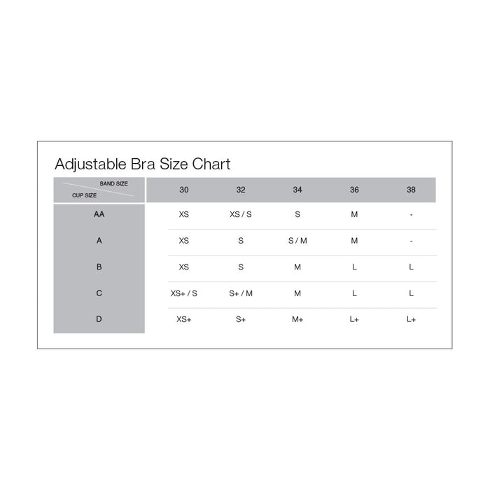 Bra Size Chart for Women