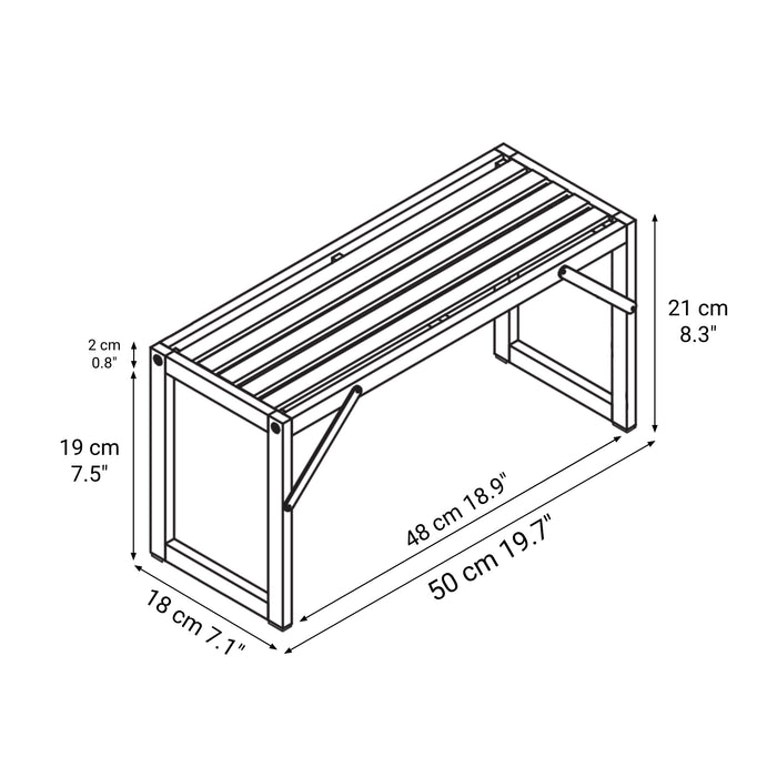 Bamboo Multi-Purpose Rack 1 Tier | Storage Furniture | MUJI USA