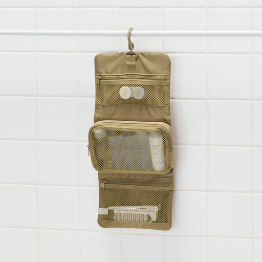 Polyester Hanging Case With Pouch Beige MUJI