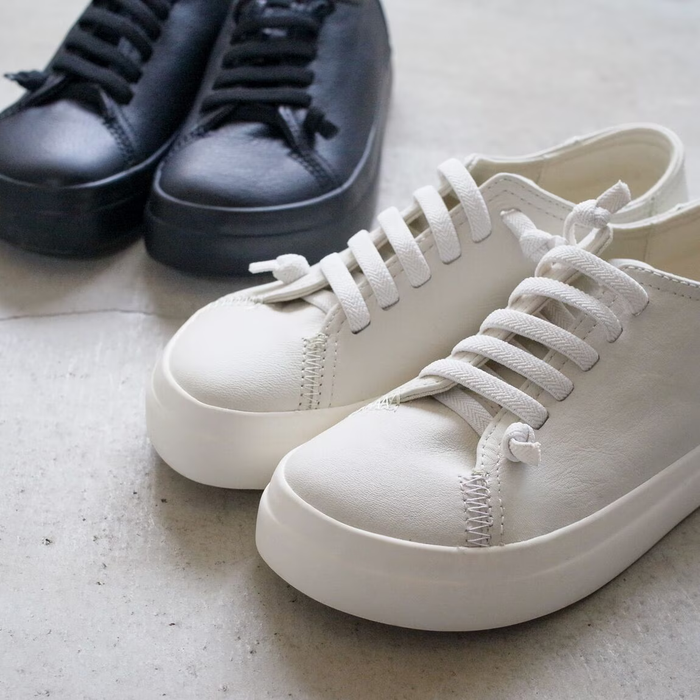 Labo Leather Low-Cut Sneakers | Unisex Shoes | MUJI USA Labo Leather Low-Cut Sneakers | Unisex Shoes | MUJI USA