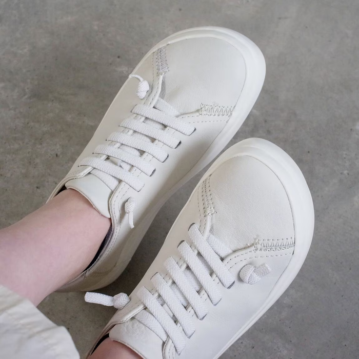 Labo Leather Low-Cut Sneakers | Unisex Shoes | MUJI USA Labo Leather Low-Cut Sneakers | Unisex Shoes | MUJI USA