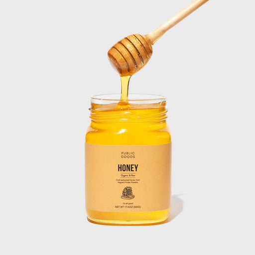 Organic Linden Flower Raw Honey Public Goods