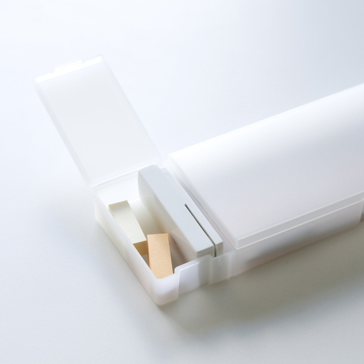 Polypropylene Pen Case - 2 Compartments MUJI