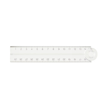 Polycarbonate Double-Sided Ruler MUJI