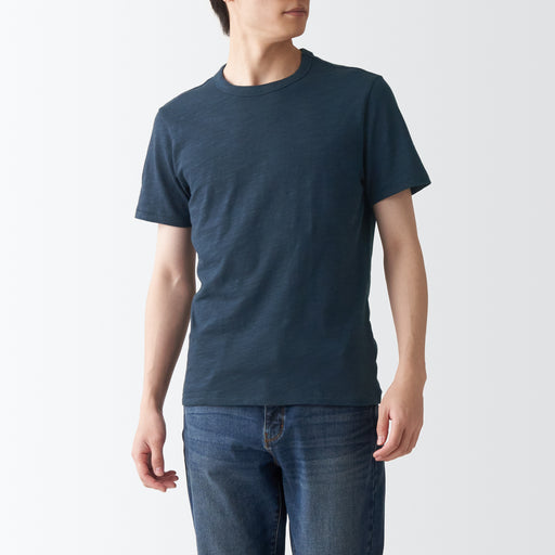 Men Slub Jersey Short Sleeve T-Shirt MUJI