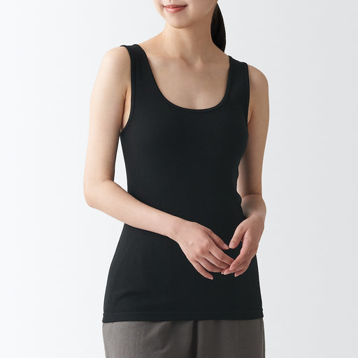 Women's Organic Cotton Ribbed Tank Top 2-Pack MUJI