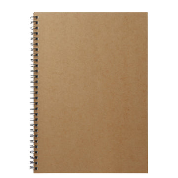 Planting Tree Paper Double Ringed Ruled Notebook 7 mm B5 Beige MUJI