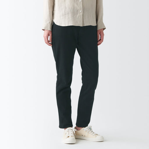 Women's 4 Way Stretch Denim Slim Straight Pants MUJI