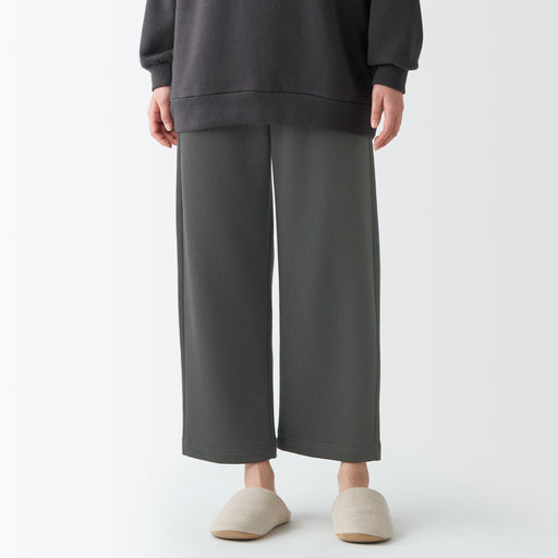 Women's Stretch French Terry Wide Pants MUJI